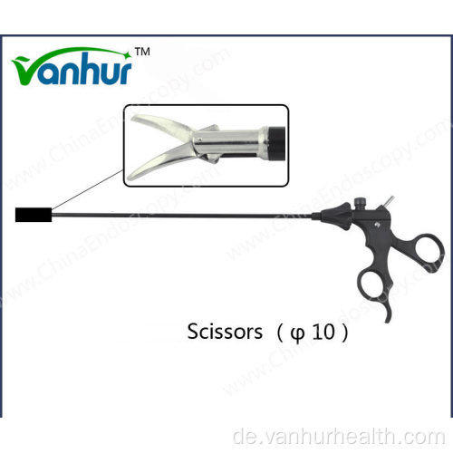 10 mm wiederverwendbare gerade Laparoscoic-Schere